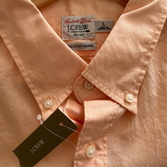 J. Crew - Secret Wash Cotton Poplin Shirt - New With Tags! - Picture 2 of 4